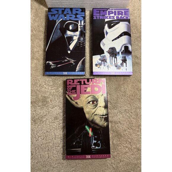 Star Wars Trilogy VHS Set Digitally Remastered THX 20th Anniversary Collectors - Picture 5 of 8